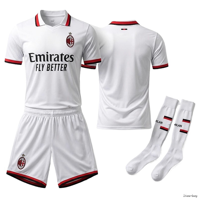 AC Milan minimalist white jersey