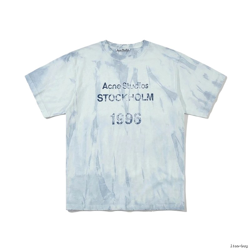 Acne Studios Tie - Dye Style White T - Shirt