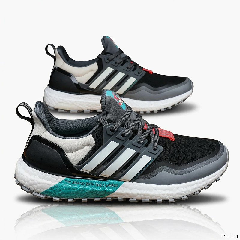 Adidas retro black and grey sports shoes