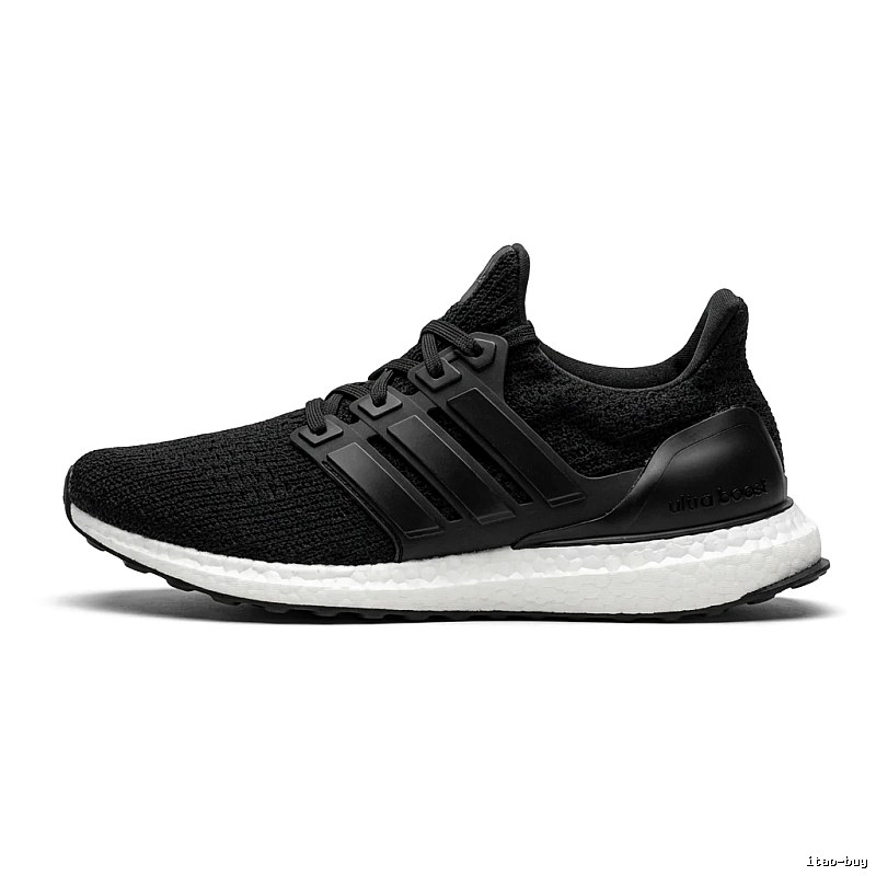 Adidas Ultraboost black and white running shoes