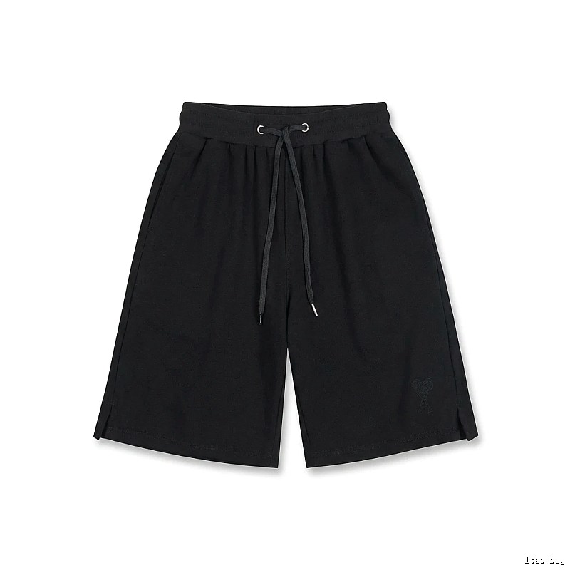 AMI casual style black shorts