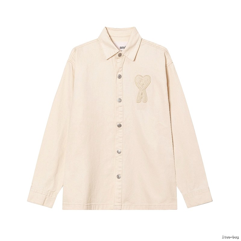 AMI Embroidered Love Style Shirt