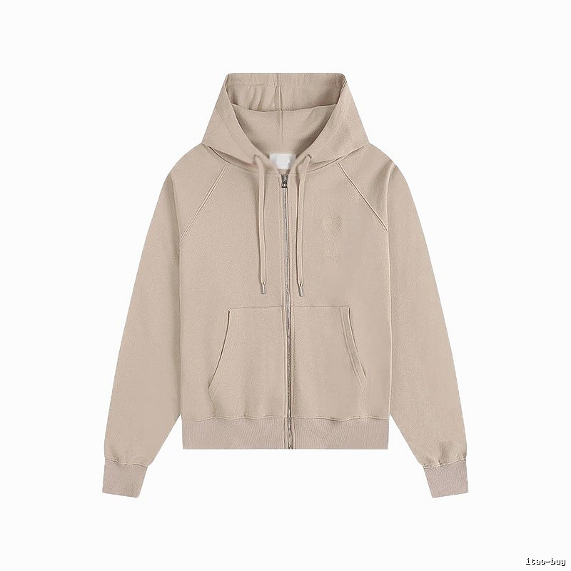 AMI Extremely Complex Style Beige Hoodie