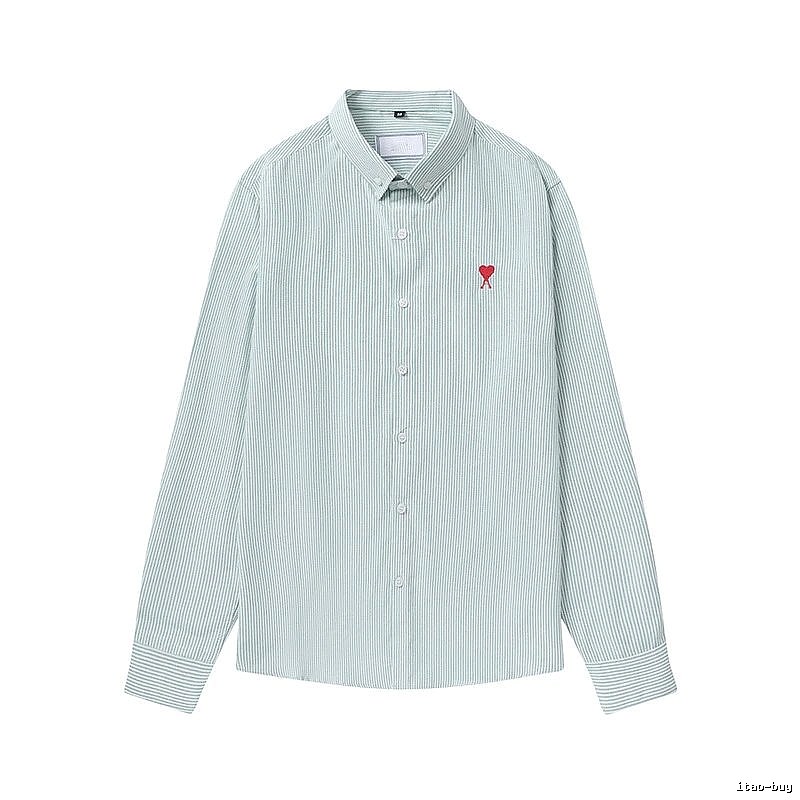 AMI Heart - Shaped Stripe Shirt