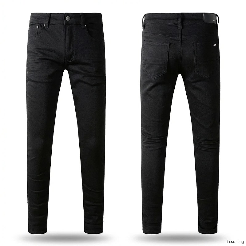 AMI Love Series Trendy and Cool Style Black Jeans