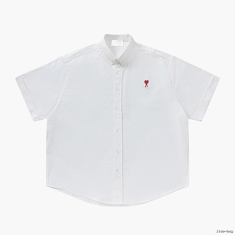 AMI Love Simple White Shirt
