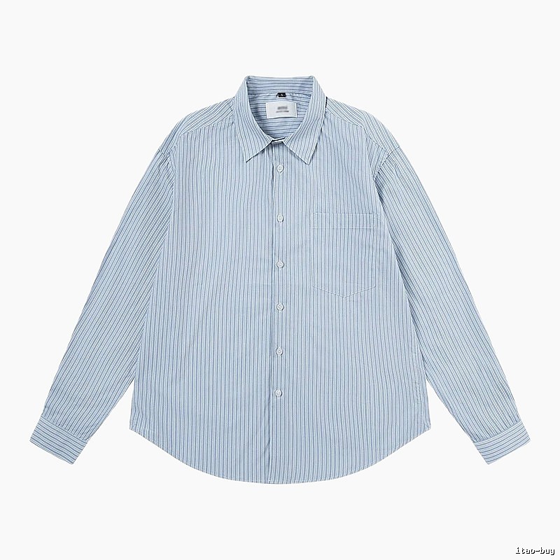AMI Stripe Minimalist Style Shirt
