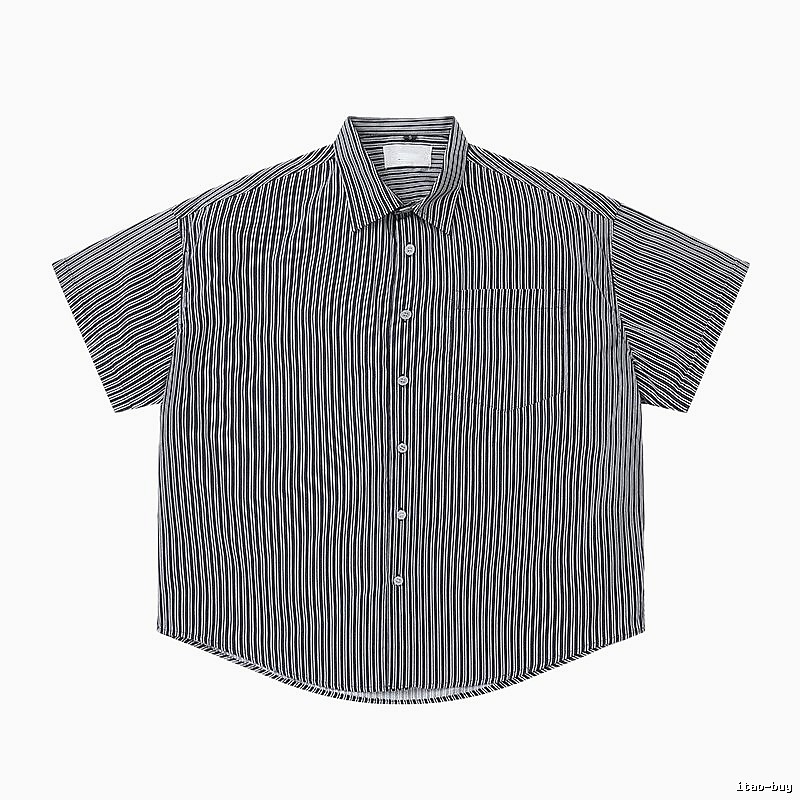 AMI striped retro-style shirt