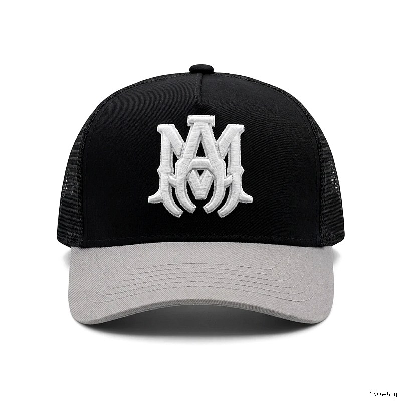 AMIRI Embroidered Trendy and Cool Black Hat