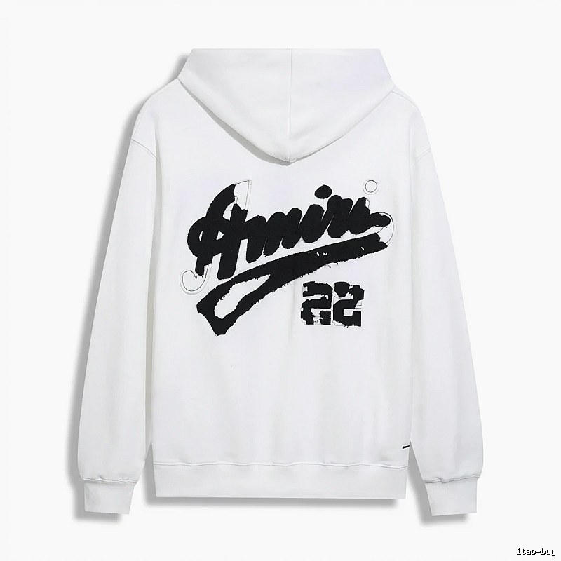 AMIRI Graffiti Style White Sweatshirt