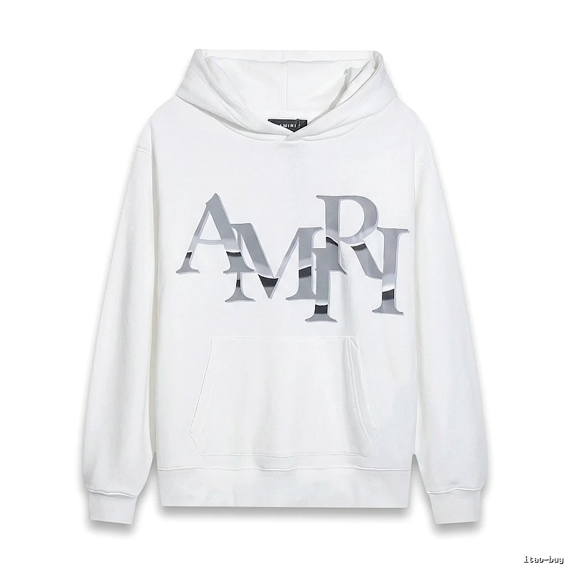 AMIRI Letter Style White Sweatshirt