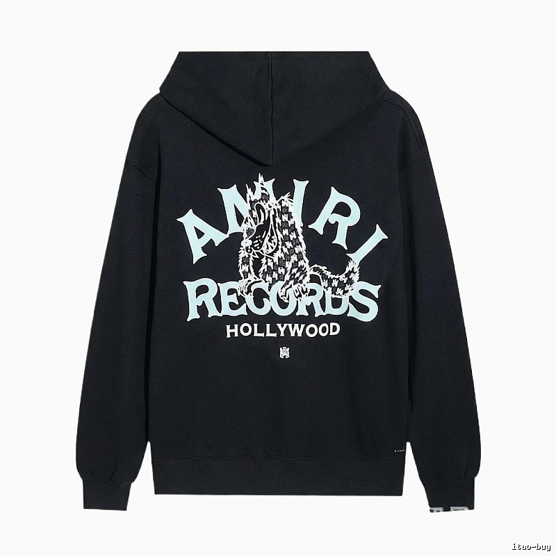 AMIRI Records Black Tide Cool Sweatshirt