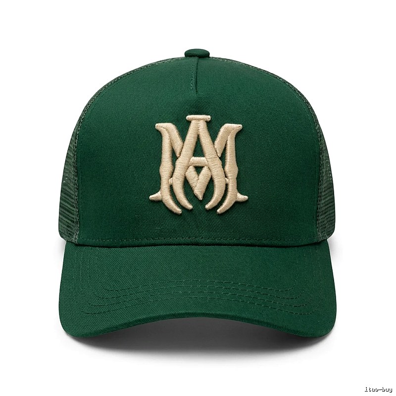 AMIRI Retro Style Dark Green Hat