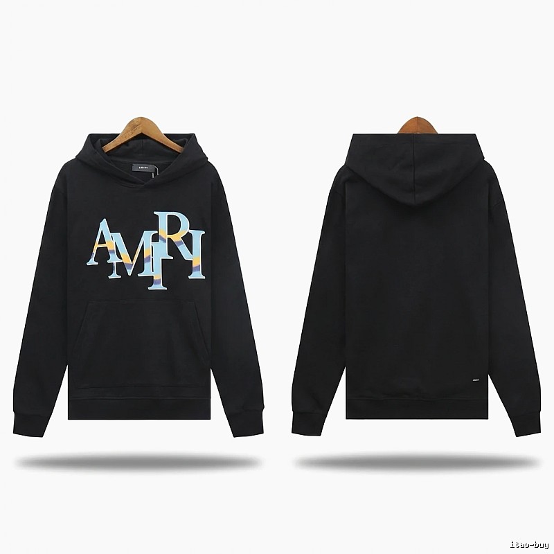 AMIRI Trendy and Cool Style Black Hoodie