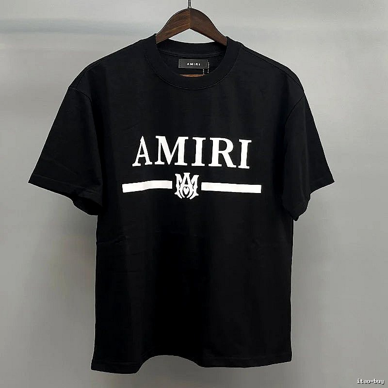 Amiri White Black Records Graphic T-Shirt Signature Detail