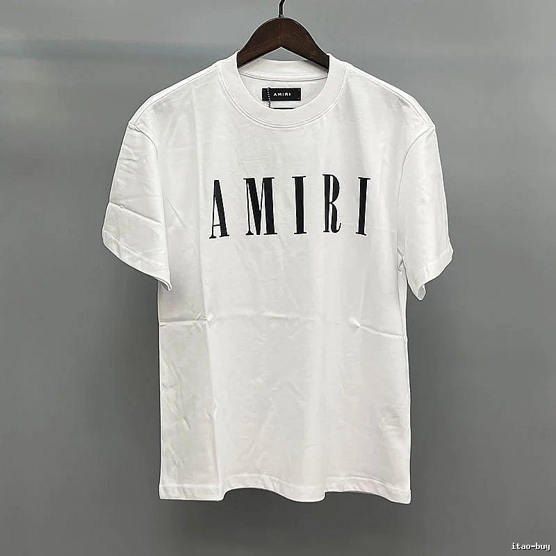 Amiri White Black Records Graphic T-Shirt Statement Graphic