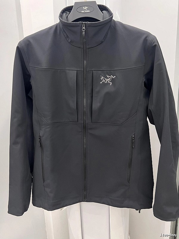 Arc’teryx black outdoor-style jacket