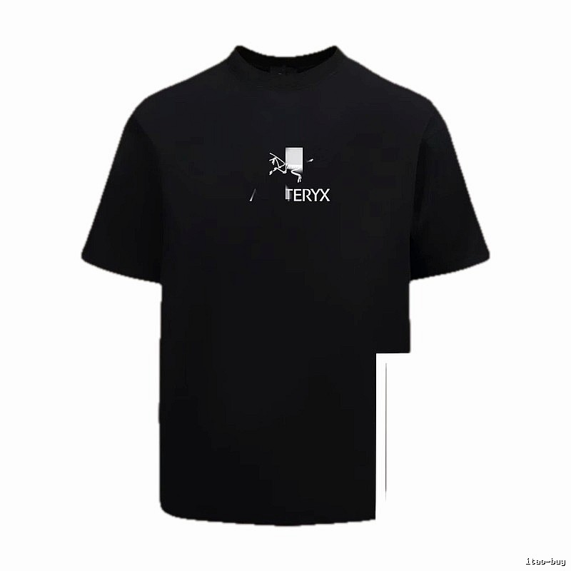 Arc'teryx Printed Street Style Black Short-sleeve T-shirt