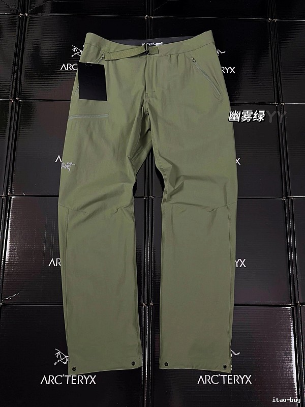 Arc'teryx Technical Hiking Pants with clean performance silhouette and subtle logo - Streetwear