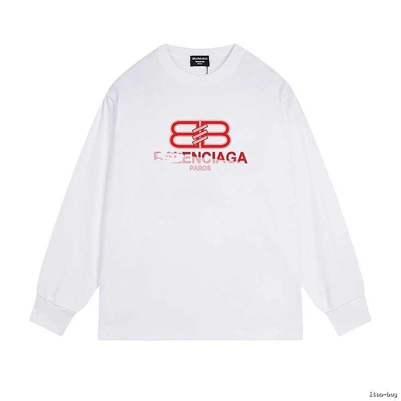 Balenciaga BB Print White T-shirt