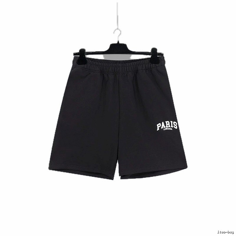 Balenciaga casual style black shorts