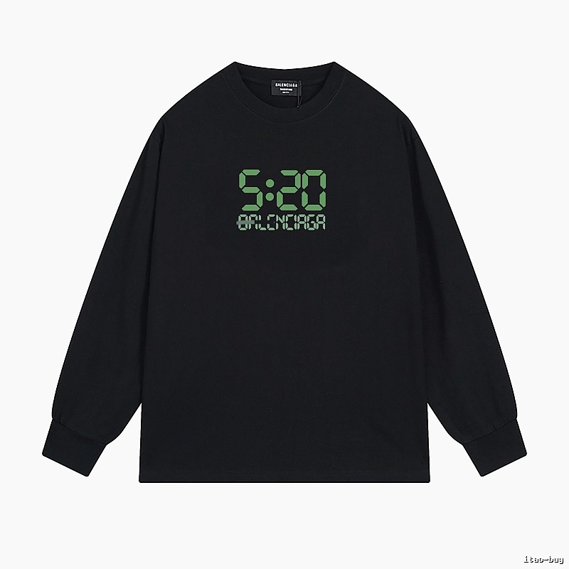 Balenciaga digital style black sweatshirt