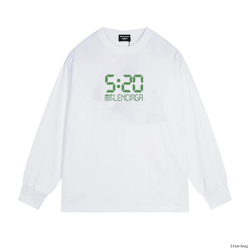 Balenciaga digital-style white T-shirt