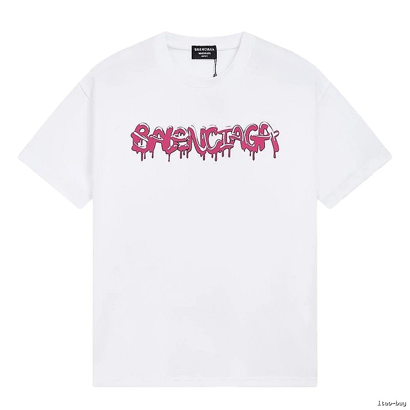 Balenciaga Graffiti Street Style White T-shirt