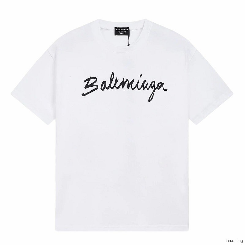 Balenciaga letter simple white T-shirt