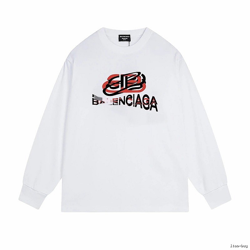 Balenciaga letter white sweatshirt