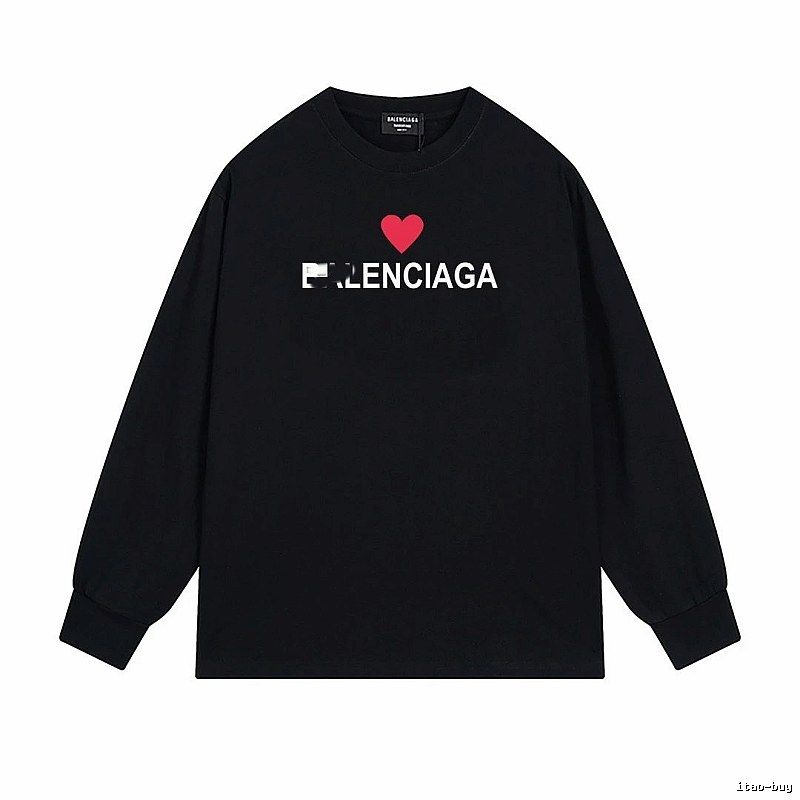 Balenciaga Love Simple Black T-shirt