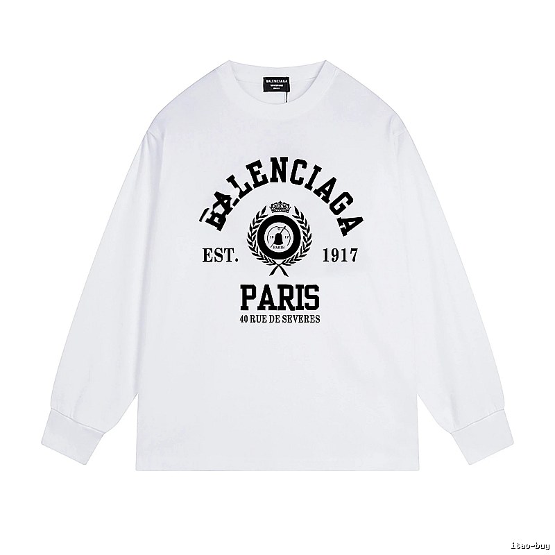 Balenciaga retro-style white T-shirt