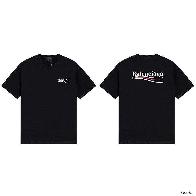 Balenciaga simple black short-sleeve