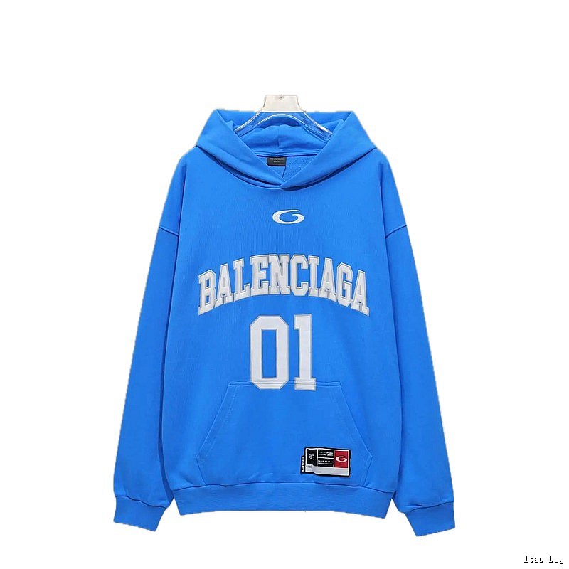 Balenciaga sporty blue sweatshirt