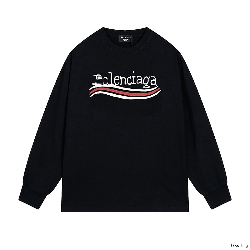 Balenciaga wavy black sweatshirt