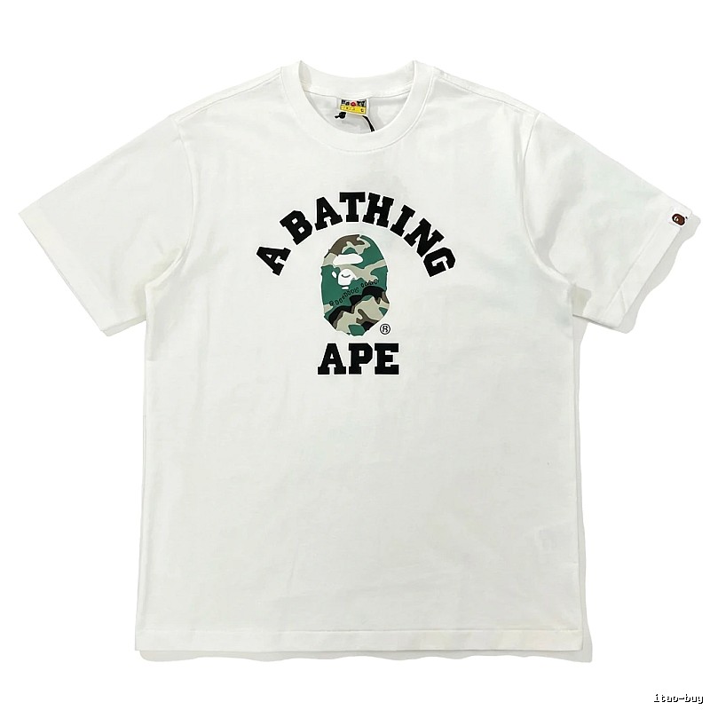 Bape Ape Camo Style White T-shirt