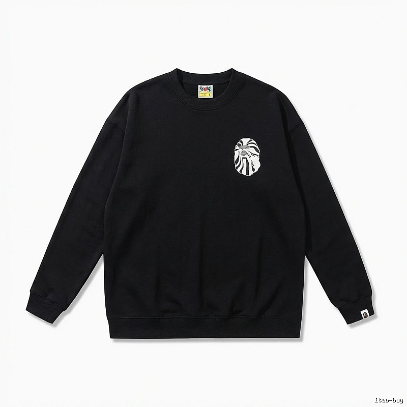 Bape Ape Head Casual Black Sweatshirt
