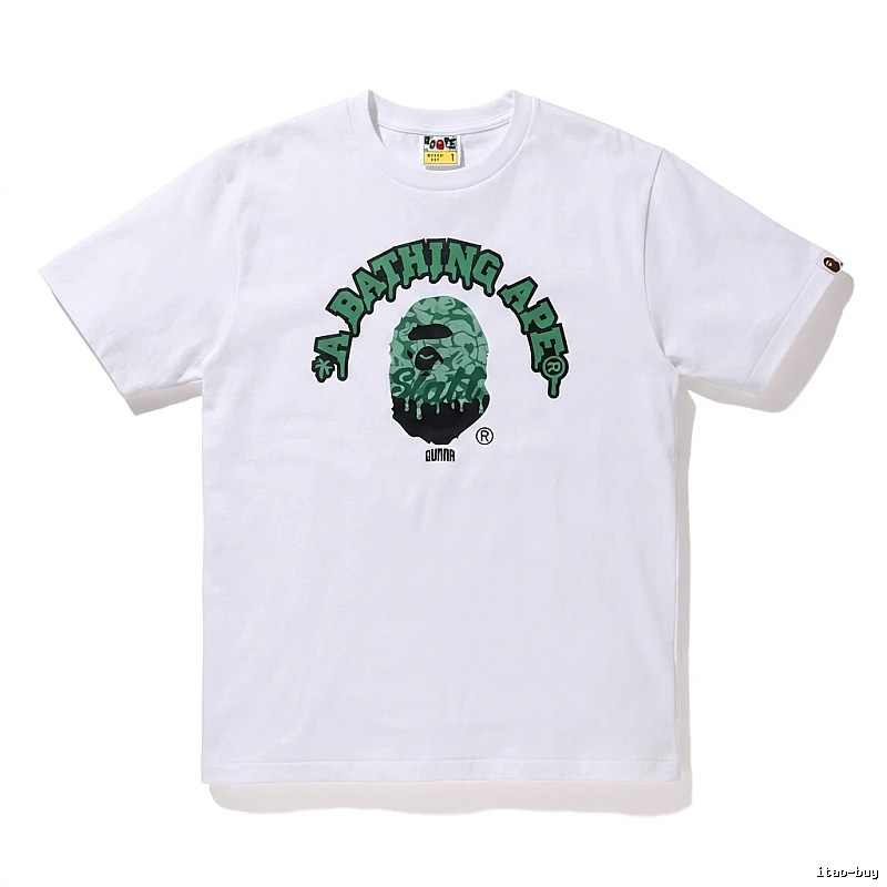 Bape Ape Head Cool White T-shirt in Streetwear Style