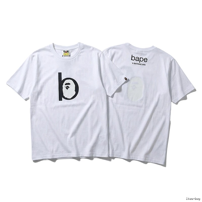 Bape Ape Head Simple White T-shirt