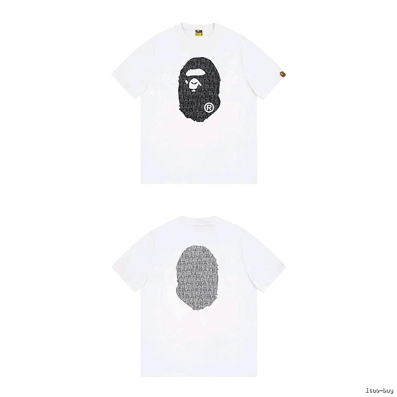 Bape Ape Head Simple White T-shirt