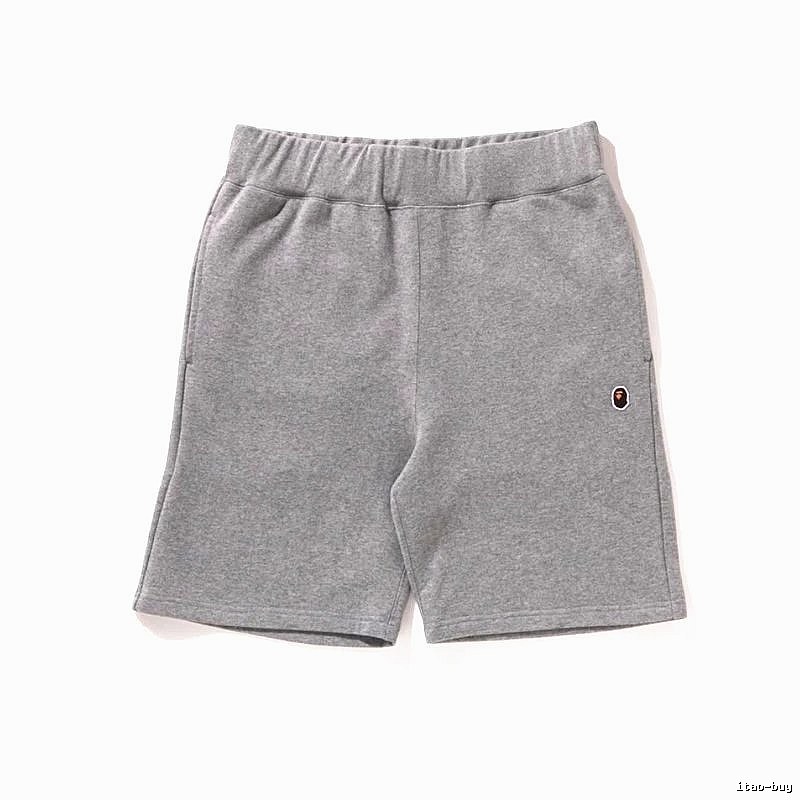 Bape basic casual gray shorts