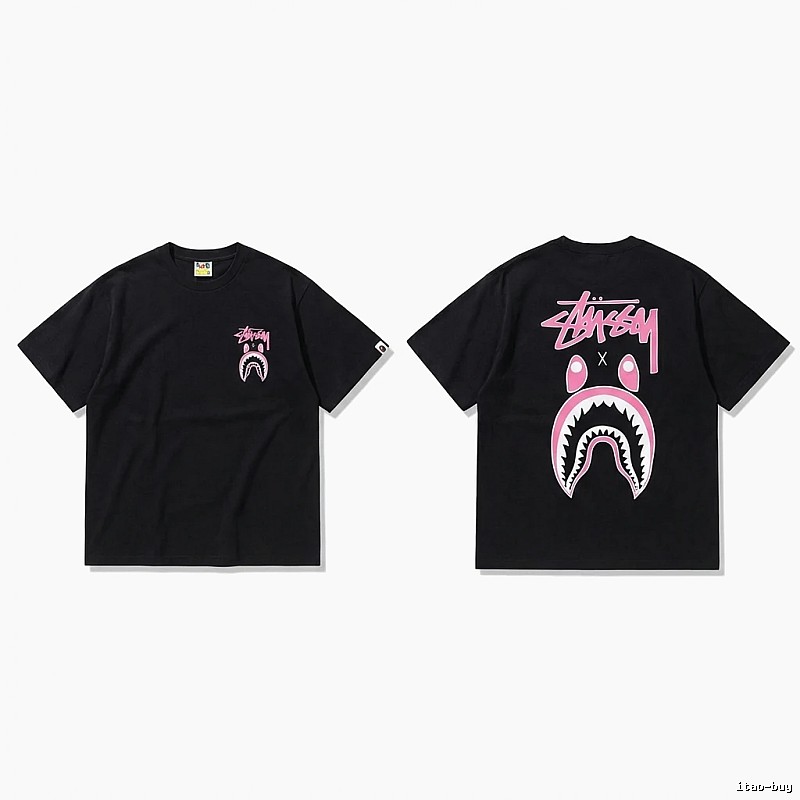 Bape Shark Co-branded Black T-shirt