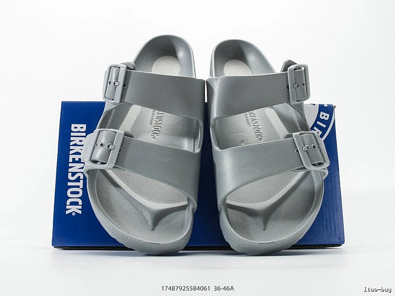 BIRKENSTOCK Arizona Casual Gray Slide Sandals