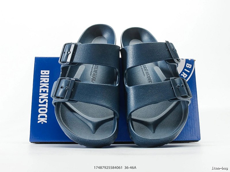 BIRKENSTOCK Arizona Casual Navy Blue Slide Sandals