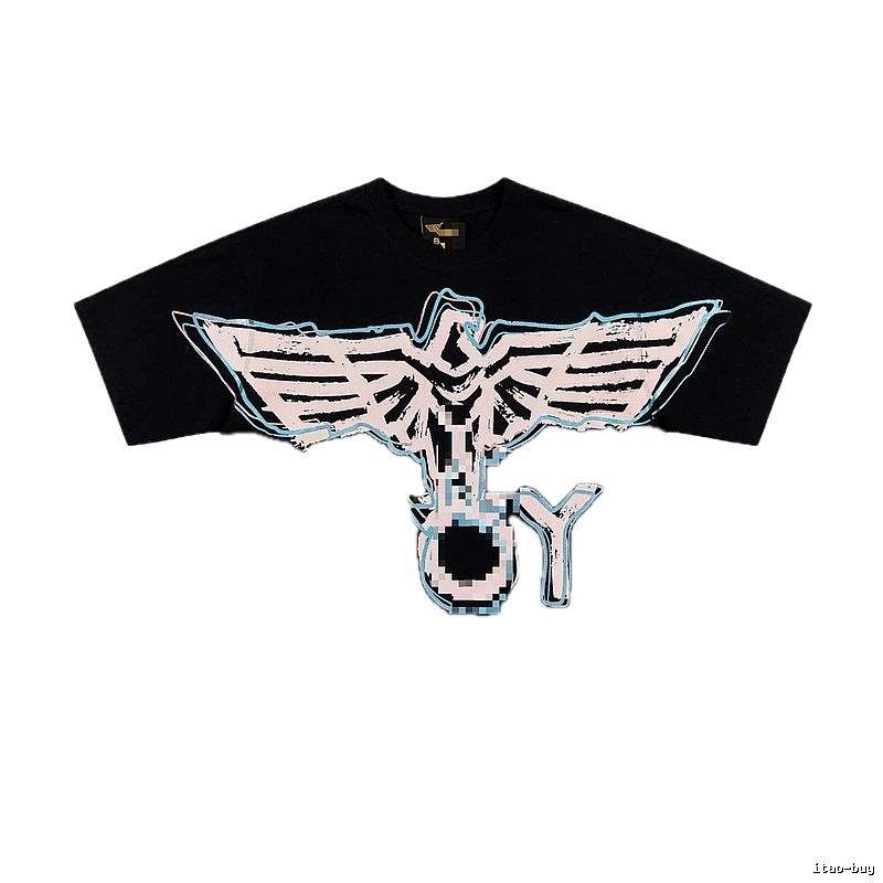 BOY Falcon Series Street Style Black Short-sleeve T-shirt