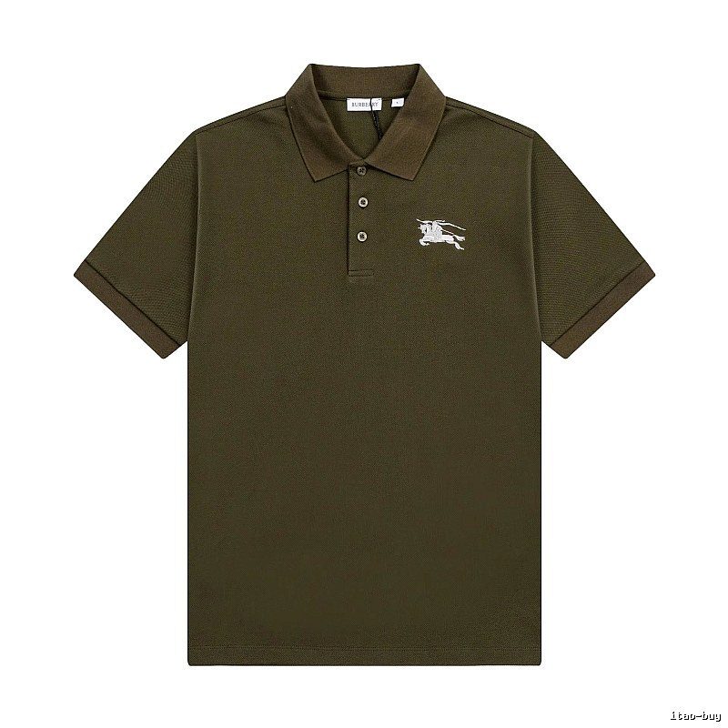 Burberry's retro-style polo shirt with the knight logo