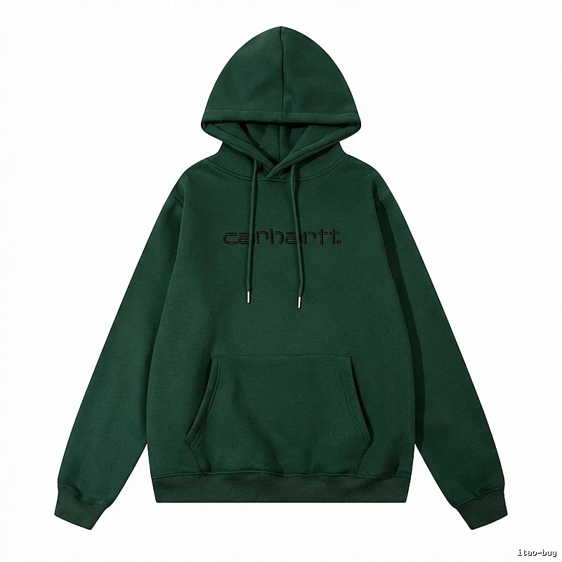 Carhartt basic hoodie (dark green)