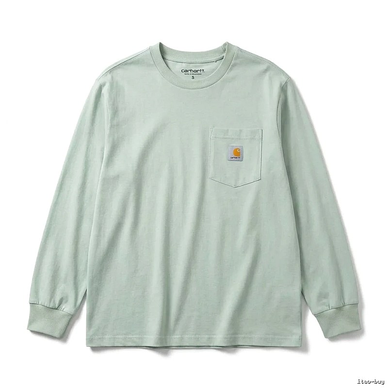 Carhartt basic simple style light green sweatshirt