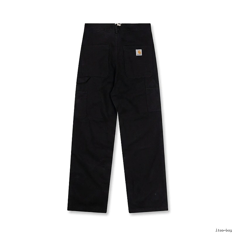 Carhartt workwear style black long trousers