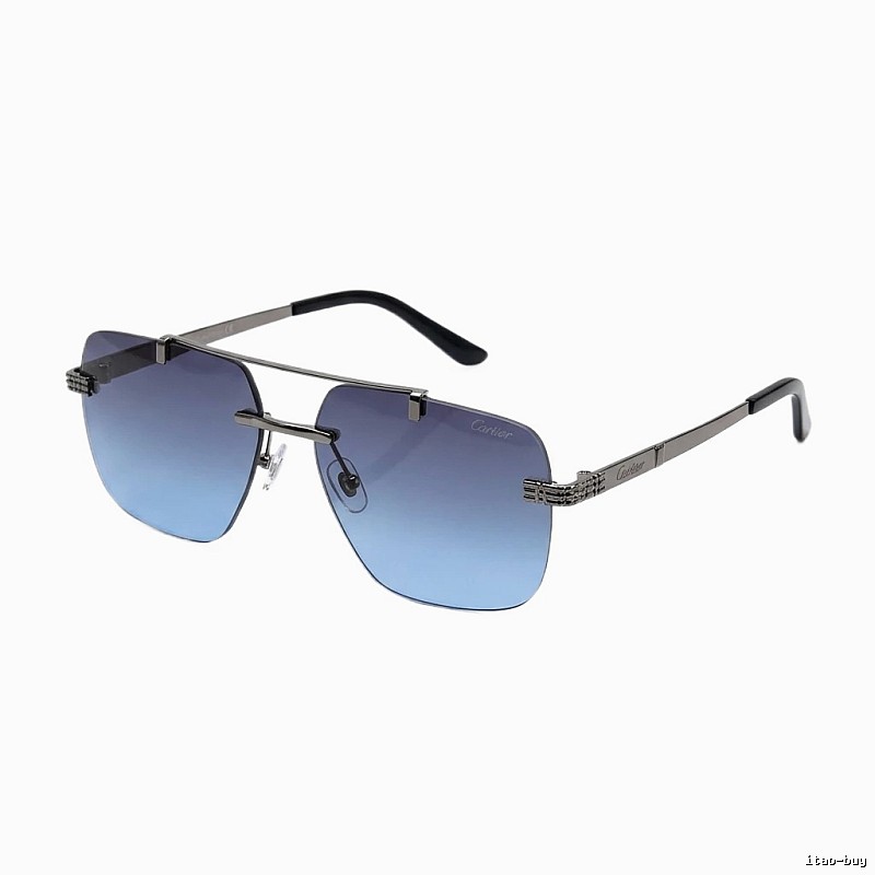 Cartier square stylish black sunglasses
